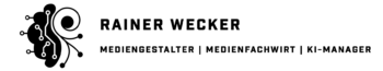 Logor Rainer Wecker schwarz quer